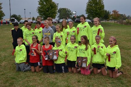 2013 Yorkville Middle School Cross Country Sectional Runners-Up