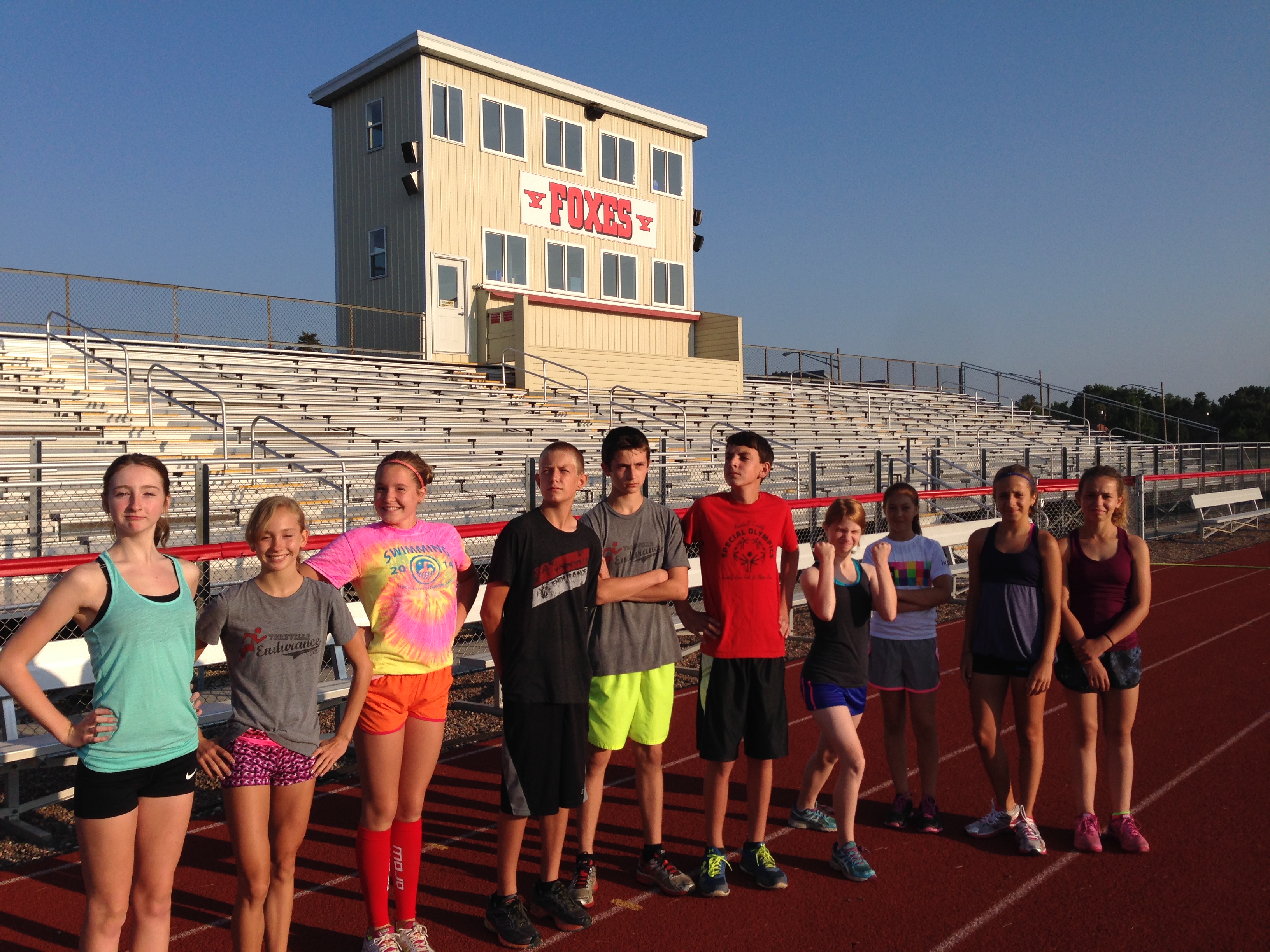 2014 Yorkville Cross Country Team Captains