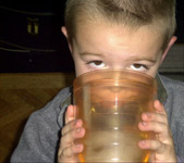 Kid Drinking Water