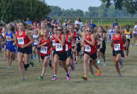 The Yorkville Middle School Girls Finish 2nd at the Belvidere Central Invite