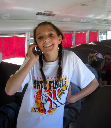 Sydney Beach of Yorkville at the 2010 IESA State Cross Country Championships